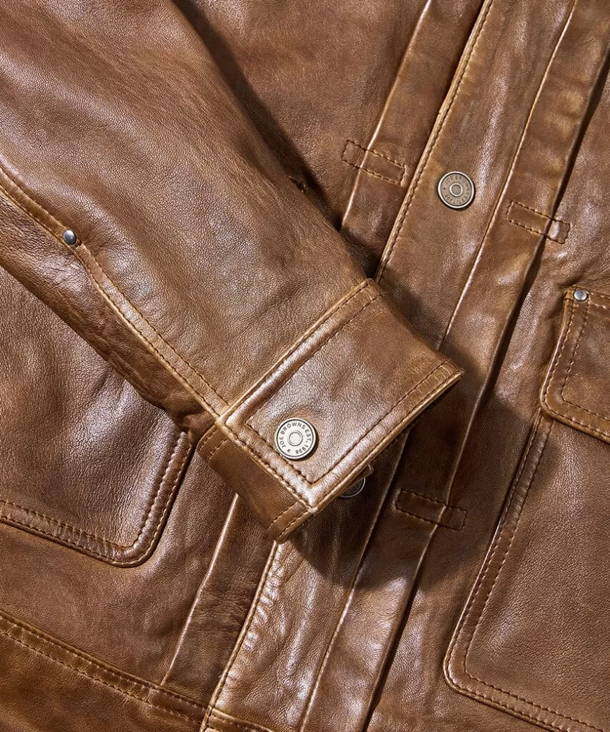 Joe Browns Leather Jackets | Coats & Jackets* Trucker Leather Jacket