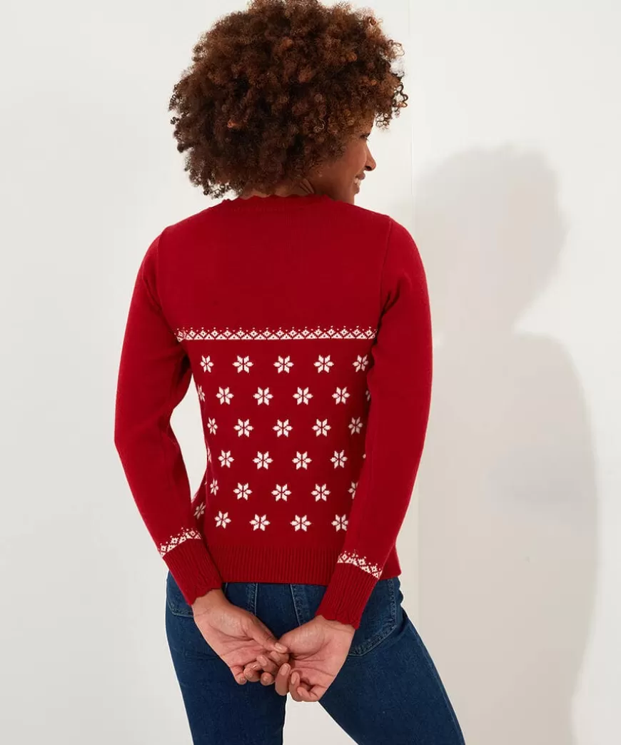 Women Joe Browns Women's Clothing | Novelty Gifts*Retro Reindeer Jumper